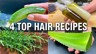 Haare wachsen wie verrückt und fallen nicht aus! Gleich 4 Top Rezepte mit Aloe vera!