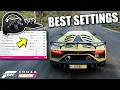 The BEST Steering Wheel Settings For Forza Horizon 5 2022 Logitech Thrustmaster