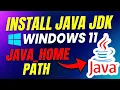 How to Install Java 25 on Windows 2026 JAVA JDK Installation with JAVA - HOME Demo Java