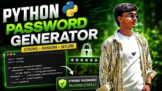 Python Password Generator Generate Strong Random Password Using Python Python Project
