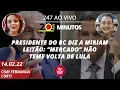 Lagu O Dia em 20 Minutos - Presidente do BC diz a Miriam Leitão: “mercado” não teme volta de Lula