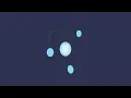 build atom animation with html and css