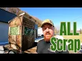 We Built This ENTIRELY Out of Scrap Free Deer Hunting Blind Build