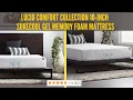 LUCID Comfort Collection 10-inch SureCool Gel Memory Foam Mattress