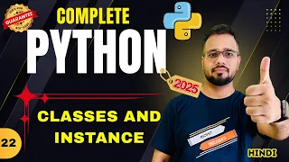 Python Tutorial in Hindi - Attributes Methods Static Method