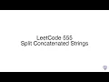 LeetCode 555 Split Concatenated Strings