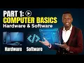 Computer Basics Explained Hardware Software Key Terms Part 1