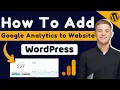 How to Add Google Analytics to WordPress Website WITHOUT Plugin 2026 Tutorial