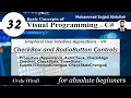 32 CheckBox and RadioButton Controls GUI-7 Visual Programming