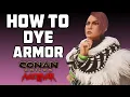 How to Dye armor in Conan Exiles