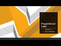 Propositional Logic Part 2