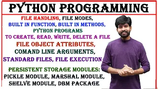 files complete topic python programming unit 2 complete files topic in python file handling