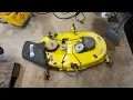 John Deer Mower deck Rebuild