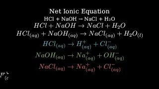 Net Ionic Equation for HCl NaOH Updated for 2025