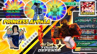 World 3 Story Extreme Mode Prestige Fast Princess Appala Roblox All Star Tower Defense