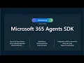 Microsoft 365 Agents SDK Tutorial Build Your First Bot Run It Locally Step-by-Step