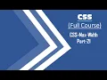 21 CSS-Max-Width Part-21 Step by Step CSS Tutorials