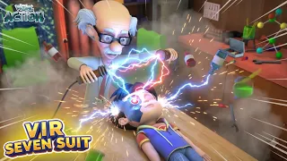Vir The Robot Boy | Robo Vir Ko Dadaji Ne Kiya Thik | Vir Seven Suit Compilation | Wow Action