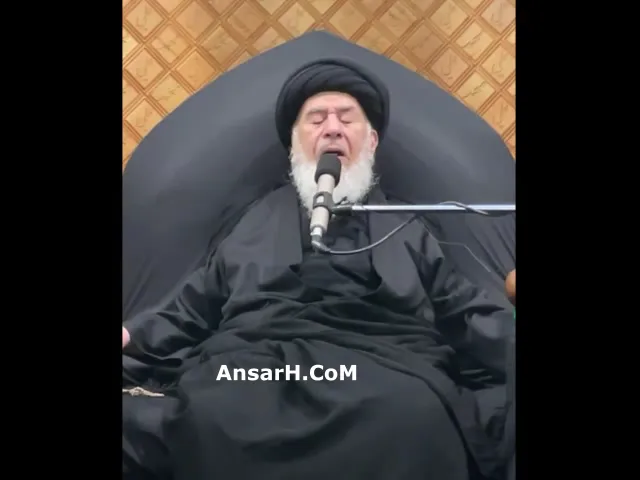 ⁣من سيرة الإمام الحسين (ع) في كربلاء آية الله السيد إمام الجزائري ليلة 4 محرم 1445 هـ