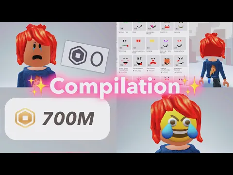 People with ROBUX be like??*COMPILATION*✨