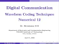 Waveform Coding Techniques Numerical 12