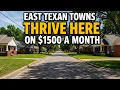 12 East Texas Towns Where 1 500 a Month Covers Rent Food and Bills