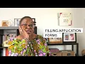 Tips on how to fill Application Forms Correctly