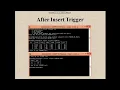 After insert trigger in SQL