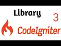Library in Codeigniter Part Codeigniter 3 Tutorial in Hindi