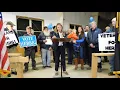House Majority Leader Erin Herbig D-Belfast announcement
