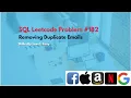 FAANG SQL Leetcode Problem Easy - Finding Duplicate Emails