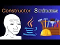 Constructors in Java explained in 8 minutes
