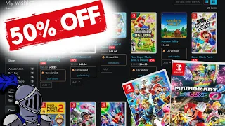 How to get switch games on a Discount Using Deku Deals up to 50 percent off