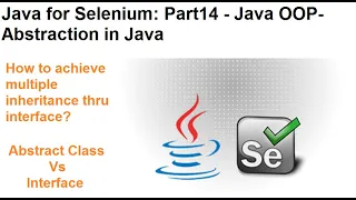 Java for Selenium Part14 What is Abstraction In Java