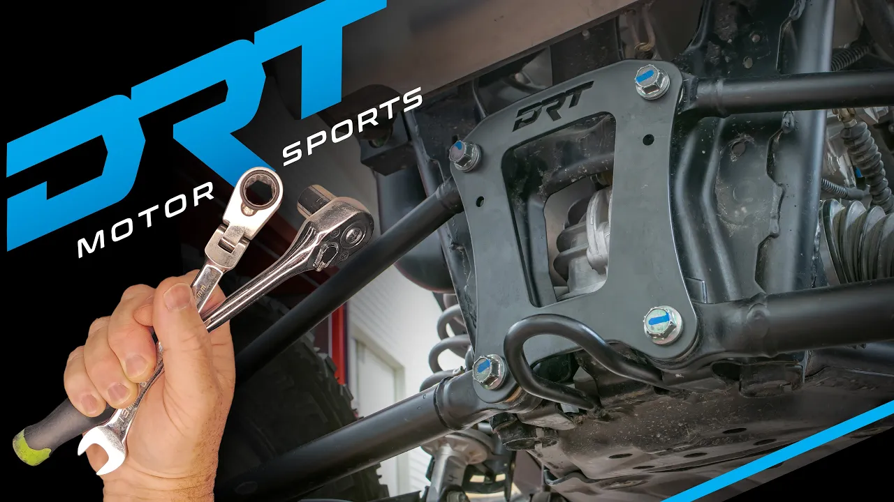 Polaris RZR Pro XP Billet Aluminum Radius Rod Plate by DRT