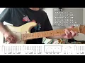 【TAB・ソロ解説あり】My Hair is Bad「ダイヤモンド」ギタータブ 弾いてみた