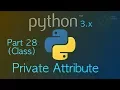 Belajar Python - Private Attribute