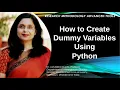 16 How to Create Dummy Variables Using Python python Dummy Variables Regression