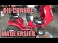 Troy-Bilt Pony Oil Change Made Easier