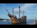 tall ship Nao Trinidad arrives in Newburyport harbor for Maritime Days celebration