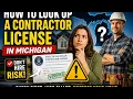 How to look up a contractor license in Michigan