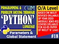 Chapter - 6 Parameters Global Statement O Level A Level GIITM