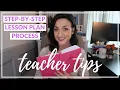 STEP-BY-STEP LESSON DESIGN PROCESS High School Teacher