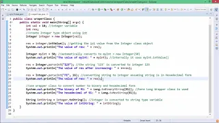 Java Essentials - Wrapper classes in java