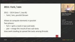 Devnexus 2023 - Loom Virtual Threads in the JDK 20