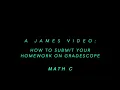 Homework Submission Tutorial for Gradescope
