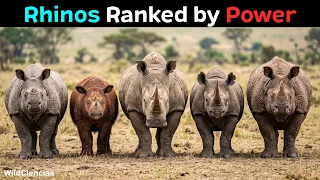 All 5 Rhino Species Ranked by How Powerful They Are