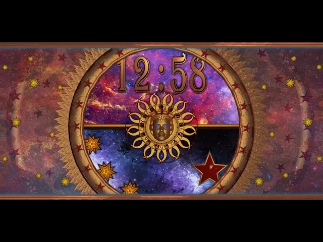 Space Clock Live Wallpaper