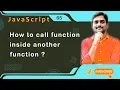 How to call function inside another function - JavaScript Tutorial 65