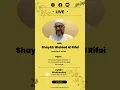 Download Lagu Shaykh Waleed Al Rifai will be live on Memphis Dawah Association's